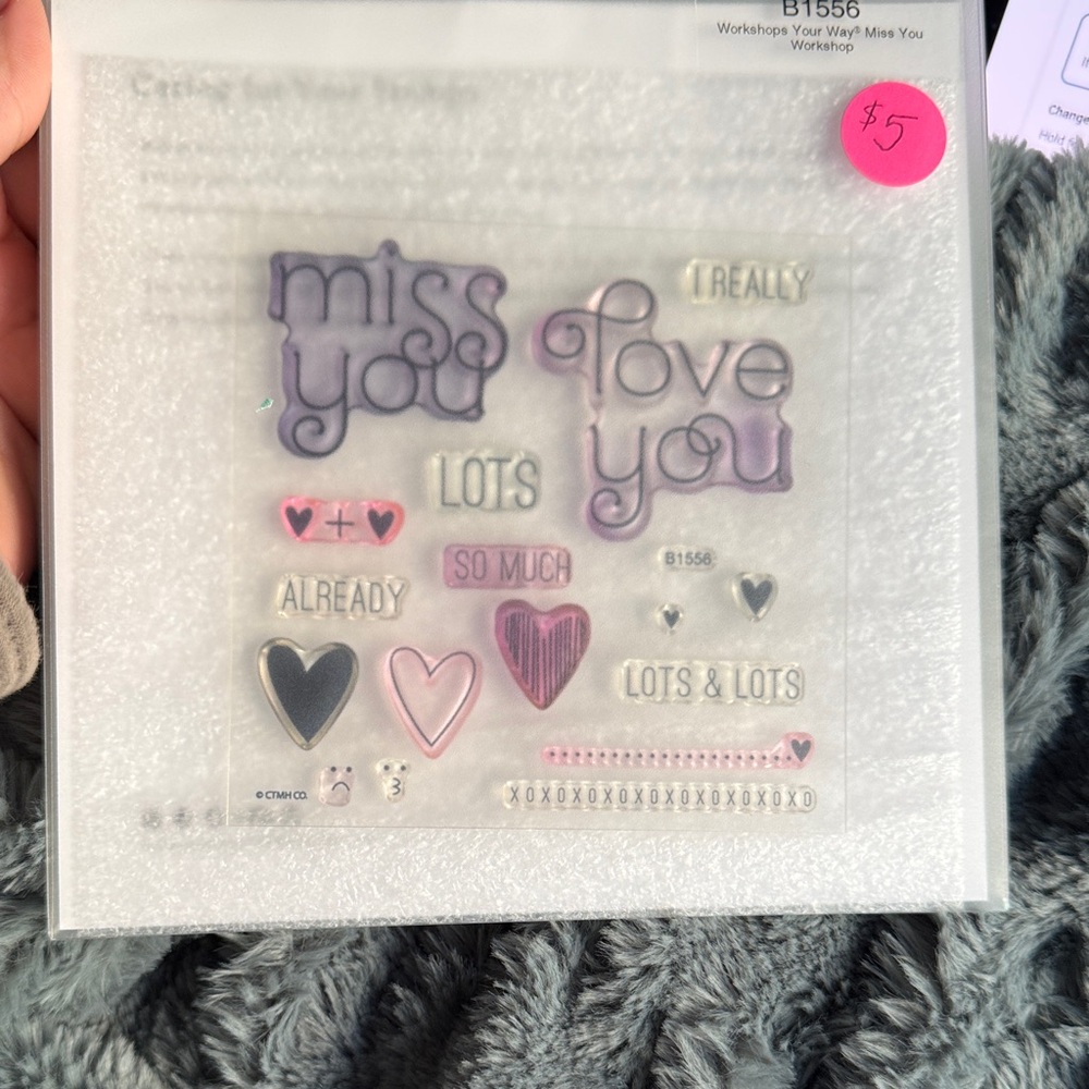 Workshops Your Way Home Design Stamps - Purple and Pink
